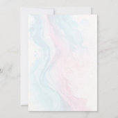 Bloemenbrunch en bubbelig Vrijgezellenfeest Kaart (Achterkant)