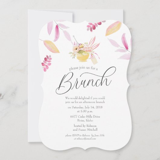 Bloemenbrunch Kaart (Voorkant)