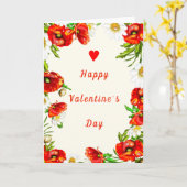 Bloemencadeau valentijnskaart kaart (Gele Bloem)