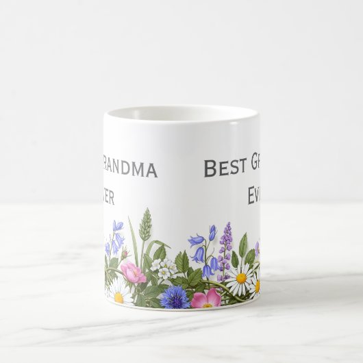bloemencadeau voor beste oma koffiemok (Center)