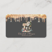 Bloemencake mixer Chic Drips Bakkerij Visitekaartje (Voorkant)