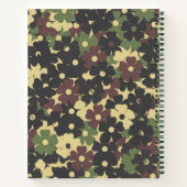 Bloemencamouflage Notitieboek (Achterkant)