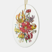 Bloemencarnaval Keramisch Ornament (Links)