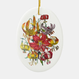 Bloemencarnaval Keramisch Ornament