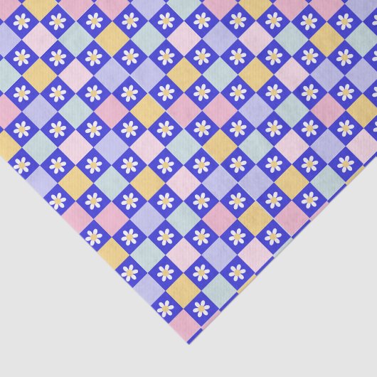 Bloemenchecker - Callie Tissuepapier (Detail)