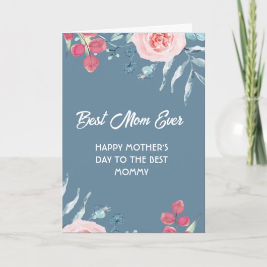 Bloemencollage Moederdagkaart voor mama Kaart (Voorkant)