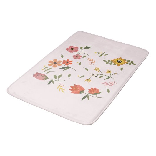 bloemencollectie badmat (Gekanteld)