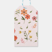 bloemencollectie cadeaulabel (Achterkant)