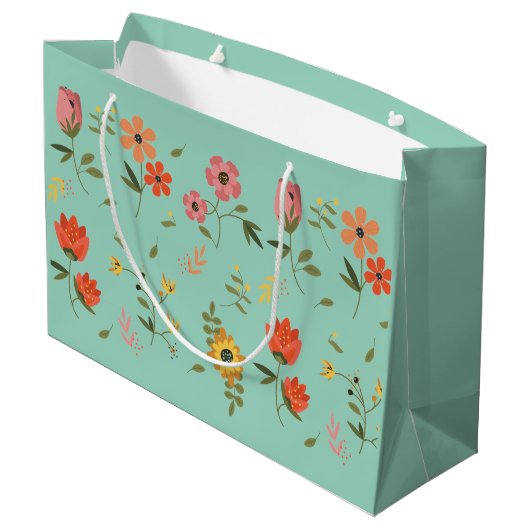 bloemencollectie groot cadeauzakje (Achterkant Gekanteld)