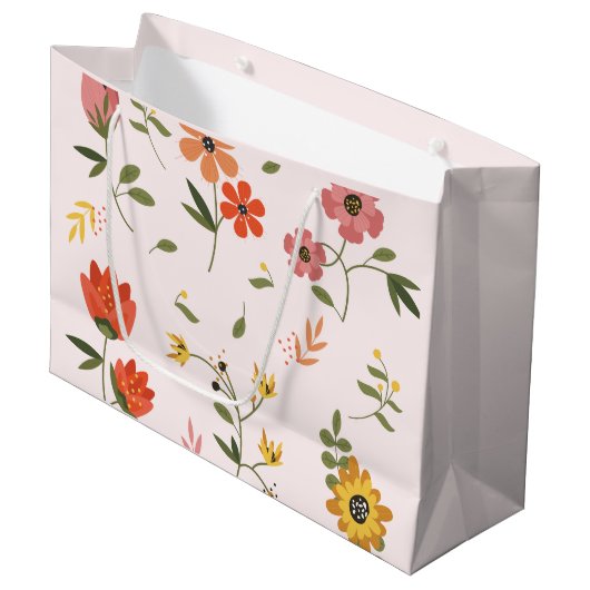 bloemencollectie groot cadeauzakje (Voorkant Gekanteld)