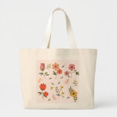 bloemencollectie grote tote bag (Voorkant)