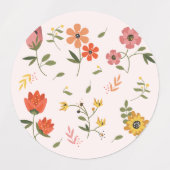 bloemencollectie labels (Design 1)