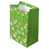 Bloemencollectie Meadow Whimsy Medium Cadeauzakje (Voorkant Gekanteld)