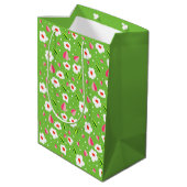 Bloemencollectie Meadow Whimsy Medium Cadeauzakje (Achterkant Gekanteld)