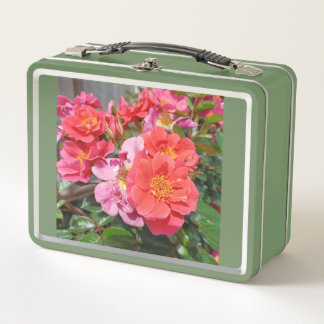 Bloemencollectie metalen lunchbox