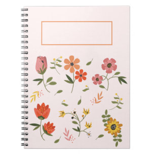 bloemencollectie notitieboek