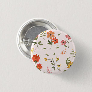 bloemencollectie ronde button 3,2 cm