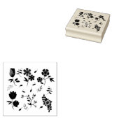 bloemencollectie rubberstempel (Gestempeld)