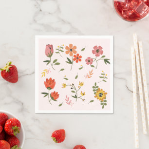 bloemencollectie servet