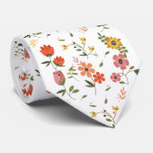 bloemencollectie stropdas (Opgerold)