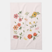 bloemencollectie theedoek (Verticaal)