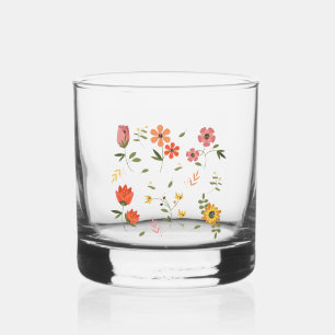 bloemencollectie whisky glas