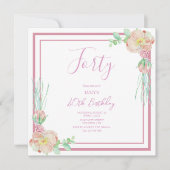  bloemencorner Verjaardag Kaart (Voorkant)