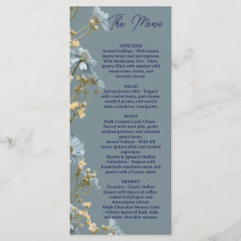 Bloemend bruiloftsmenu, Minimaal menu, Elegant Menu