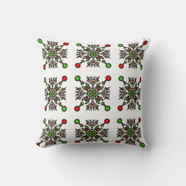 Bloemend Mandala Naadloos Patroon Kussen