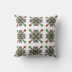 Bloemend Mandala Naadloos Patroon Kussen