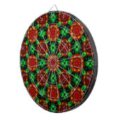 Bloemend modern boho elegant abstract patroon #504 dartbord (Voorkant Rechts)