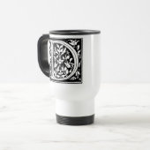 Bloemend Monogram 'D' - Mok (Voorkant links)