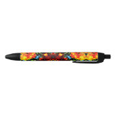 Bloemend Orange Zwarte Inkt Pen (Bodem)