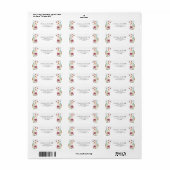 Bloemend Retouradreslabel Etiket (Full Sheet)