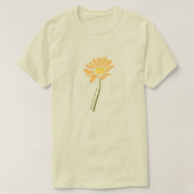 Bloemend shirt – Oranje kleuren