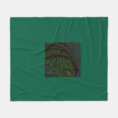 Bloemend zee monster fleece deken (Voorkant (Horizontaal))