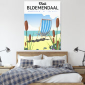 Bloemendaal Amsterdam Reisposter Canvas Afdruk (Insitu (Slaapkamer))
