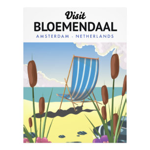 Bloemendaal Amsterdam Reisposter Foto Afdruk