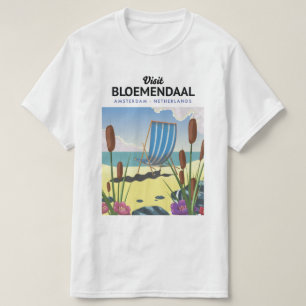 Bloemendaal Amsterdam Reisposter T-shirt