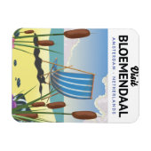 Bloemendaal Amsterdam Travel poster Magneet (Horizontaal)