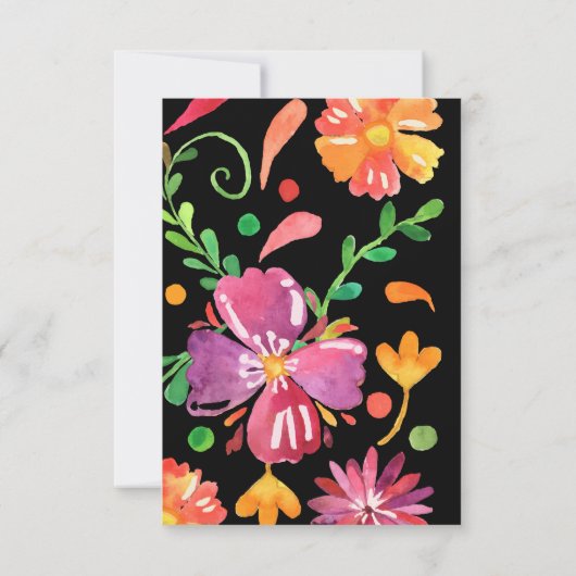 Bloemendag Bruidsfeest ter nagedachtenis aan overl Bedankkaart (Achterkant)