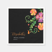 Bloemendag van het dode Vrijgezellenfeest Servet (Voorkant)