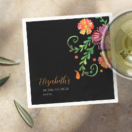 Bloemendag van het dode Vrijgezellenfeest Servet