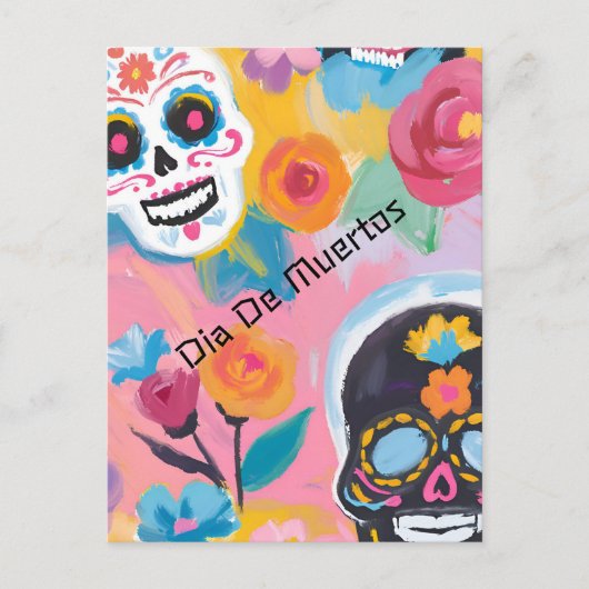 Bloemendag van het Dodenfeest Briefkaart (Voorkant)