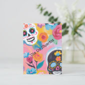 Bloemendag van het Dodenfeestgenoegen Briefkaart (Staand voorkant)