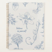 Bloemendagboek – “Geloof in jezelf” Planner (Voorkant)