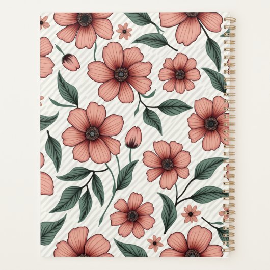 bloemendagboek planner (Achterkant)
