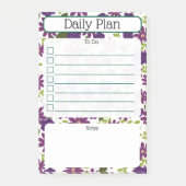 Bloemendagelijkse planningschecklist Notitieblok Post-it® Notes (Voorkant)