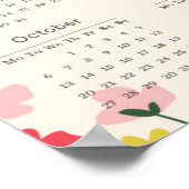 Bloemendagkalender 2025 poster (Hoek)