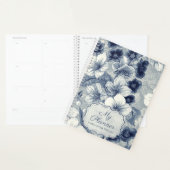 Bloemendagplanner Studentenschrift Journal Blauw Planner (Display)